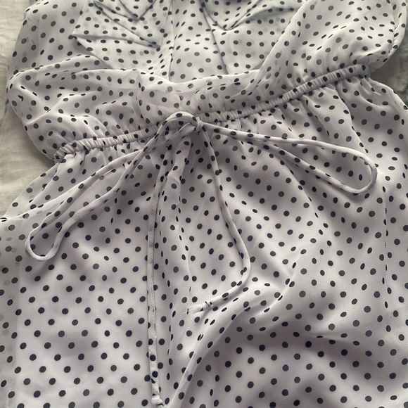 Small Sweet Storm Tween Polka Dot Dress - Picture 4 of 5